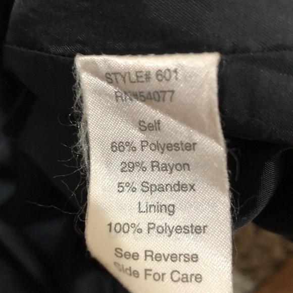 CAbi Blazer Size 6 Black Tan Striped Ruched Jacket - Picture 8 of 11